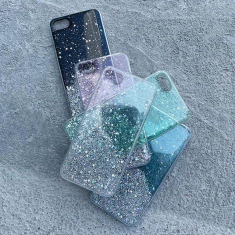 Wozinsky Star Glitter Shining Cover for Xiaomi Mi 10T Lite green
