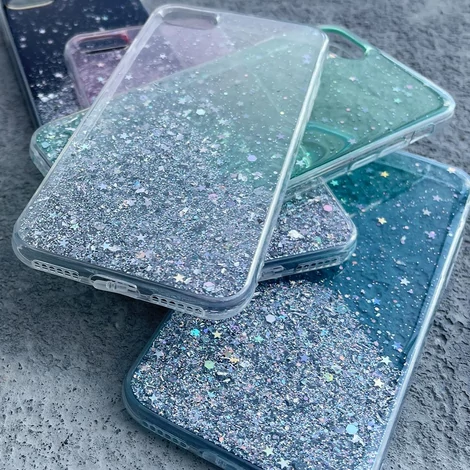 Wozinsky Star Glitter Shining Cover for Xiaomi Mi 10T Lite green