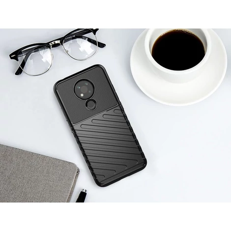 Thunder Case flexible armored cover for Nokia 3.4 black