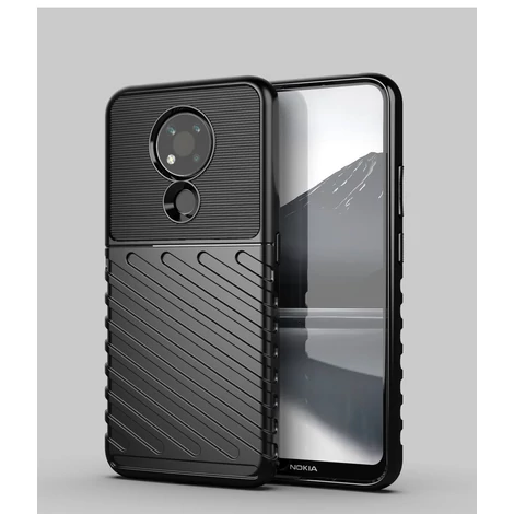 Thunder Case flexible armored cover for Nokia 3.4 black