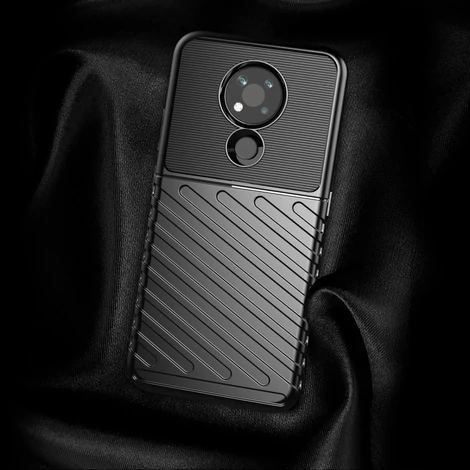 Thunder Case flexible armored cover for Nokia 3.4 black
