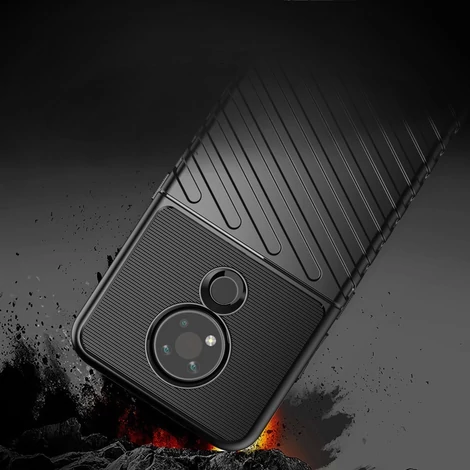 Thunder Case flexible armored cover for Nokia 3.4 black