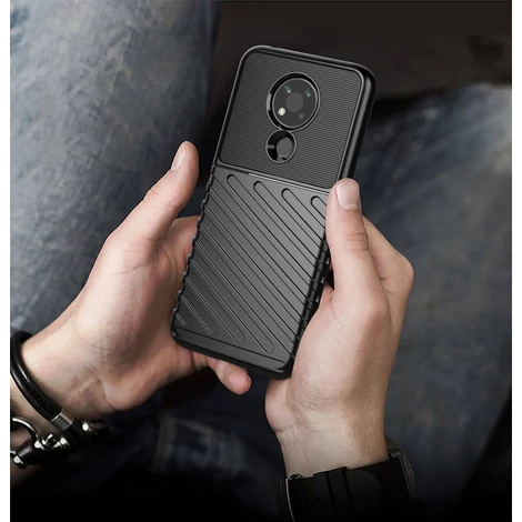 Thunder Case flexible armored cover for Nokia 3.4 black