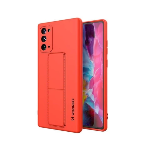 Wozinsky Kickstand Case silicone stand cover for Samsung Galaxy Note 20 red