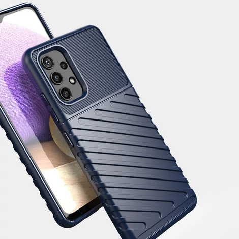 Thunder Case Flexible Tough Rugged Cover TPU Case for Nokia 5.4 blue