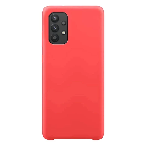 Silicone Case Soft Flexible Rubber Cover for Samsung Galaxy A32 5G red