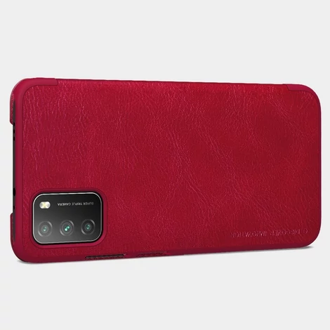 Nillkin Qin original leather case cover for Xiaomi Poco M3 black