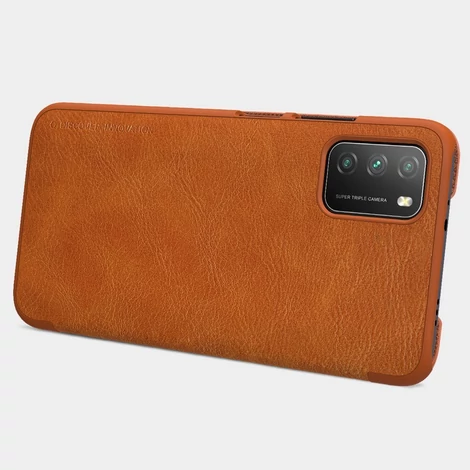 Nillkin Qin original leather case cover for Xiaomi Poco M3 black
