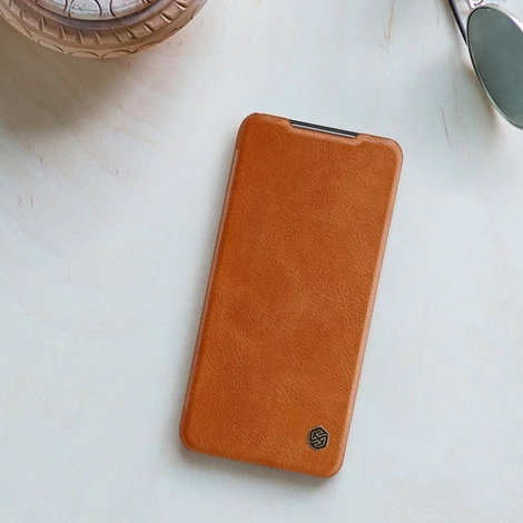 Nillkin Qin original leather case cover for Xiaomi Poco M3 black