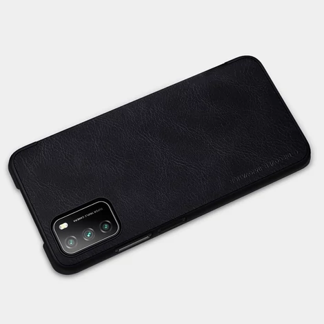 Nillkin Qin original leather case cover for Xiaomi Poco M3 black