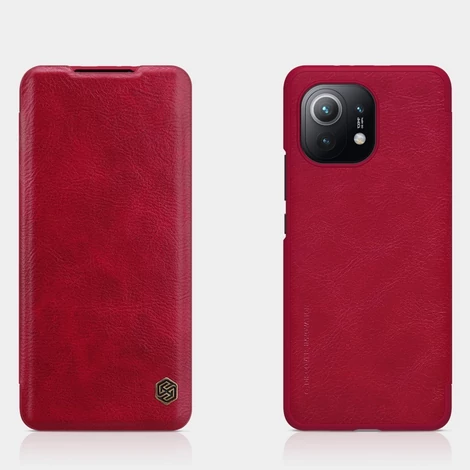 Nillkin Qin original leather case cover for Xiaomi Mi 11 black