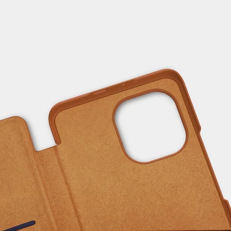 Nillkin Qin original leather case cover for Xiaomi Mi 11 black