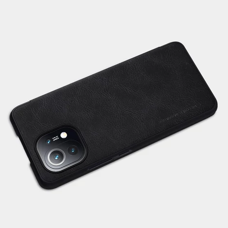 Nillkin Qin original leather case cover for Xiaomi Mi 11 black