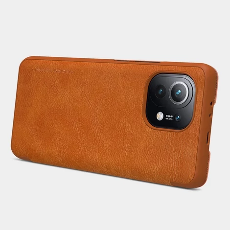 Nillkin Qin original leather case cover for Xiaomi Mi 11 brown