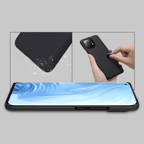 Nillkin Super Frosted Shield Case + kickstand for Xiaomi Mi 11 black