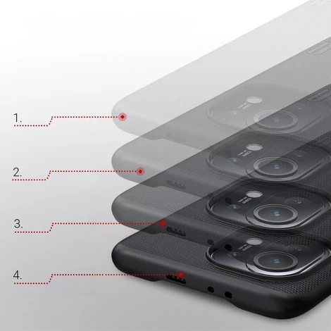 Nillkin Super Frosted Shield Case + kickstand for Xiaomi Mi 11 black