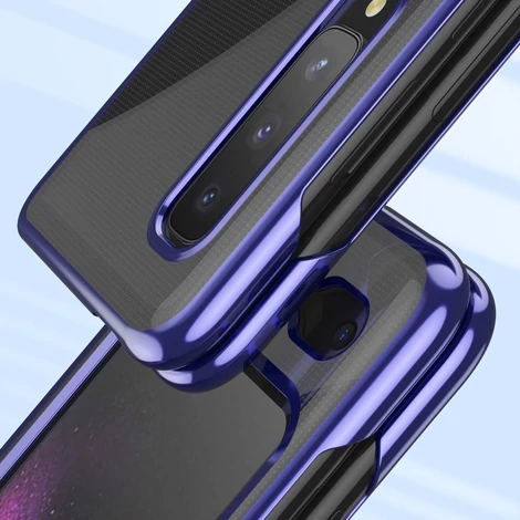 Plating Case hard case Electroplating frame Cover for Samsung Galaxy Fold black