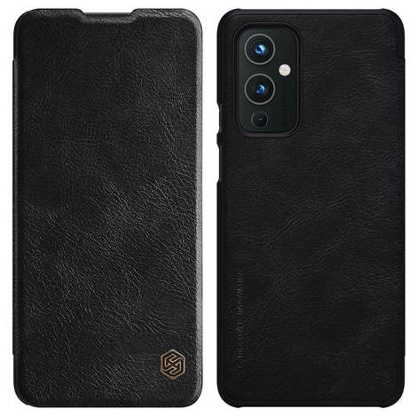 Nillkin Qin original leather case cover for OnePlus 9 black