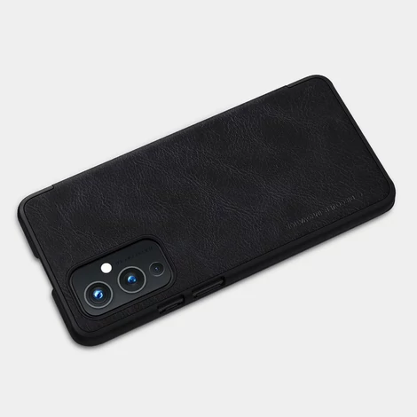 Nillkin Qin original leather case cover for OnePlus 9 black