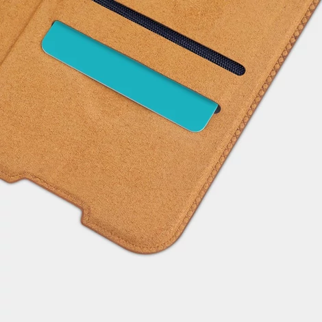 Nillkin Qin original leather case cover for OnePlus 9 black