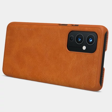 Nillkin Qin original leather case cover for OnePlus 9 black