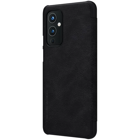 Nillkin Qin original leather case cover for OnePlus 9 black