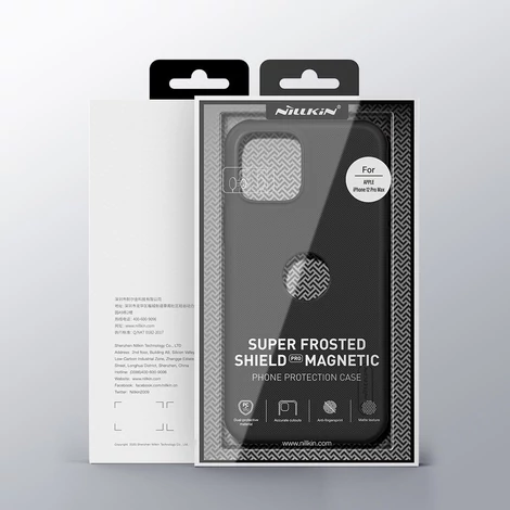 Nillkin Super Frosted Shield Case + kickstand for iPhone 12 Pro Max black