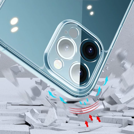 Joyroom Crystal Series protective phone case for iPhone 12 mini transparent (JR-BP857)