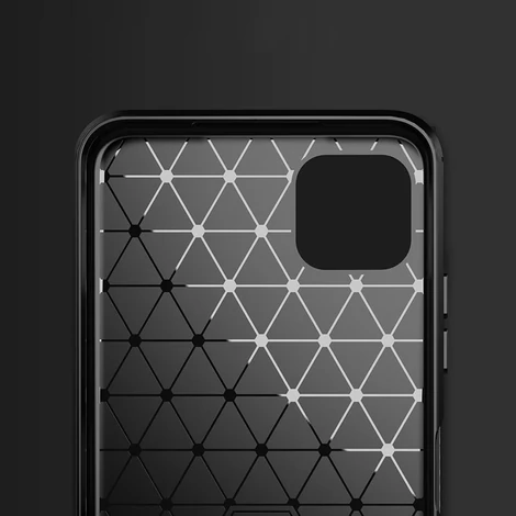 Carbon Case Flexible TPU Cover for Samsung Galaxy A22 5G black