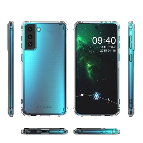 Wozinsky Anti Shock Armored Case for Samsung Galaxy S21 FE transparent