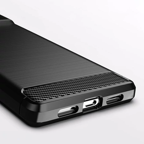 Carbon Case Flexible cover for Google Pixel 6 Pro black