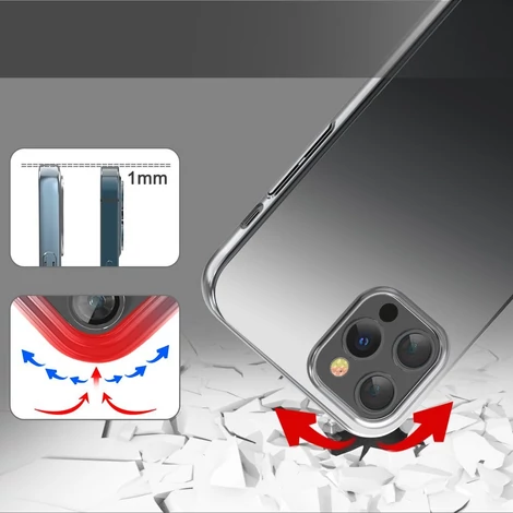 Kingxbar Aurora Series hard case for iPhone 12 Pro Max black-silver