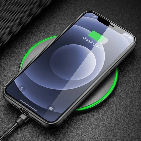 Dux Ducis Fino case covered with nylon material for iPhone 13 black