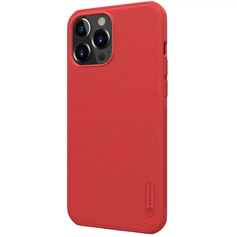 Nillkin Super Frosted Shield Pro Case durable for iPhone 13 Pro red