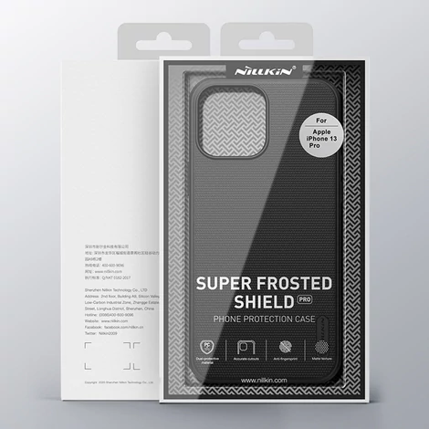 Nillkin Super Frosted Shield Pro Case durable for iPhone 13 Pro red