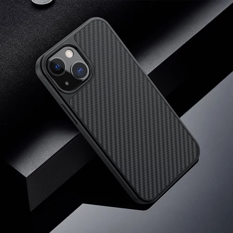 Nillkin Synthetic Fiber Carbon case cover for iPhone 13 mini black