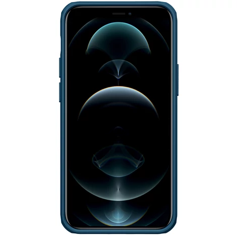 Nillkin Super Frosted Shield Case + kickstand for iPhone 13 mini blue