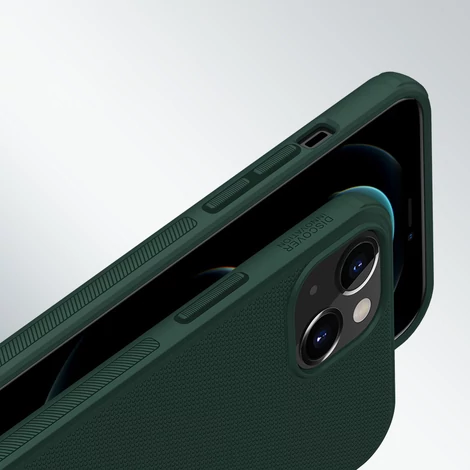 Nillkin Super Frosted Shield Case + kickstand for iPhone 13 blue