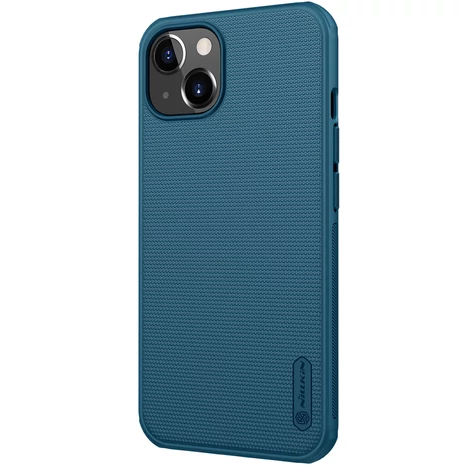 Nillkin Super Frosted Shield Case + kickstand for iPhone 13 blue