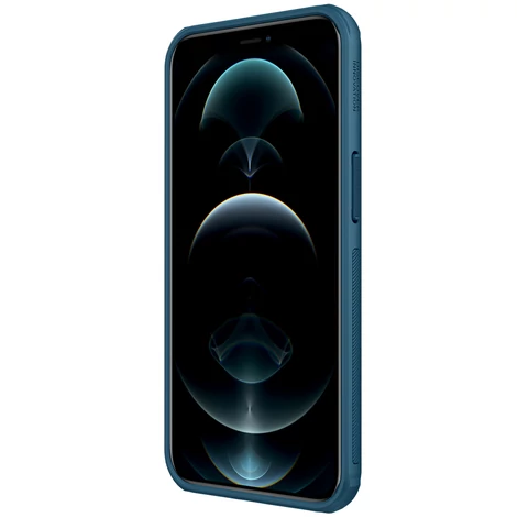 Nillkin Super Frosted Shield Case + kickstand for iPhone 13 blue