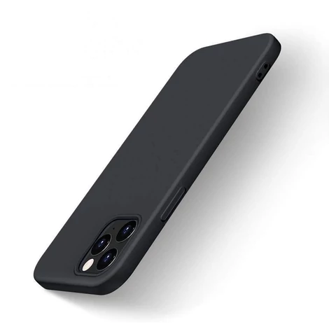 Silicone Case Soft Flexible Rubber Cover for iPhone 13 mini black
