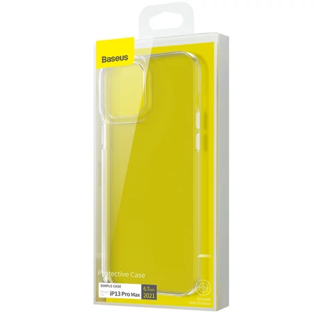 Baseus Simple Series Case transparent gel case iPhone 13 Pro transparent (ARAJ000102)