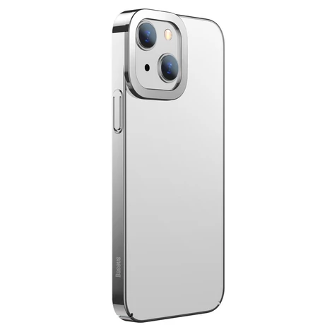 Baseus Glitter Case transparent cover iPhone 13 silver (ARMC000312)
