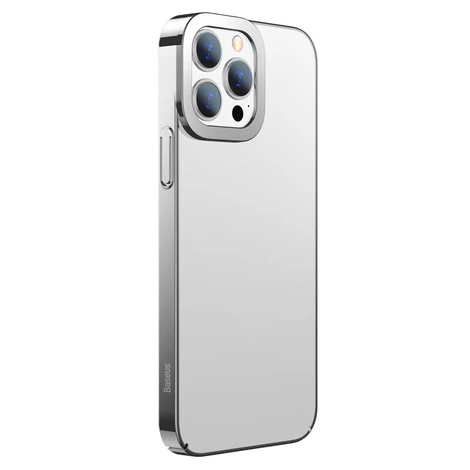 Baseus Glitter Case transparent cover iPhone 13 Pro silver (ARMC000412)