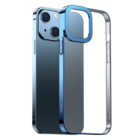Baseus Glitter Case transparent cover for iPhone 13 blue (ARMC000603)
