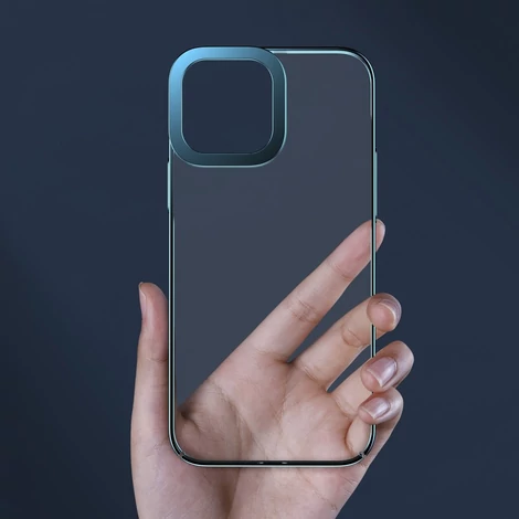 Baseus Glitter Case transparent cover for iPhone 13 blue (ARMC000603)
