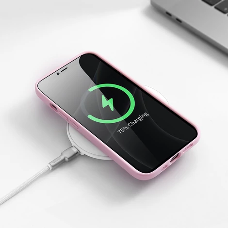 Baseus Liquid Gel Case silicone cover for iPhone 13 pink (ARYT000904)
