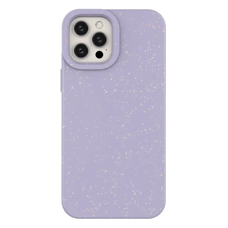 Eco Case Case for iPhone 12 Pro Silicone Cover Phone Shell Purple