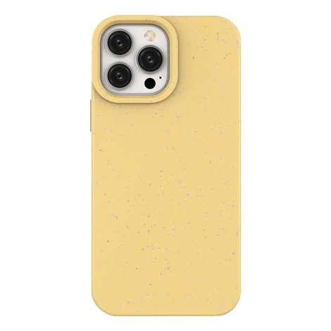 Eco Case Case for iPhone 13 Pro Silicone Cover Phone Cover Yellow