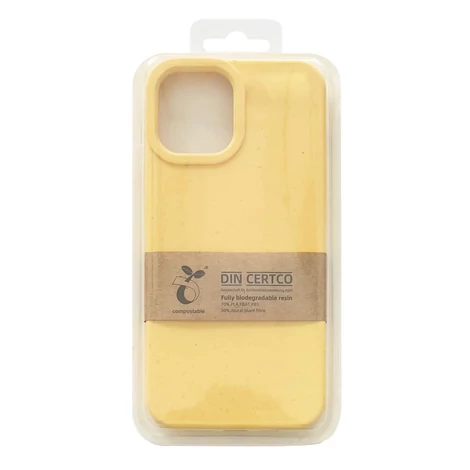 Eco Case Case for iPhone 13 Pro Silicone Cover Phone Cover Yellow